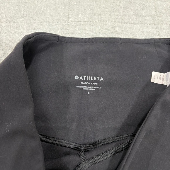 Athleta Elation Capri 18" Black Size Large - Picture 5 of 5